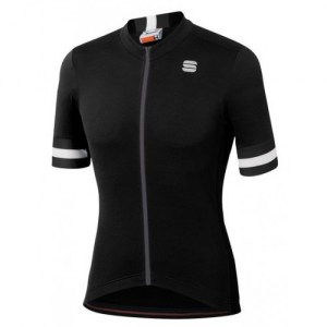 Μπλούζα με κοντό μανίκι Sportful KITE Jersey S/S - Black DRIMALASBIKES